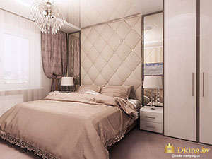интерьер классической спальни в обычной 2 комнатной квартире