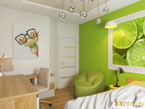 Дизайн-проект квартиры, трехкомнатная