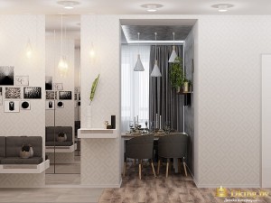 Дизайн-проект квартиры, двухкомнатная